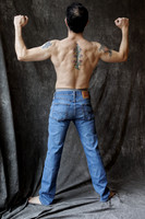Example of what's possible in my current studio with multiple lighting and backdrop options.